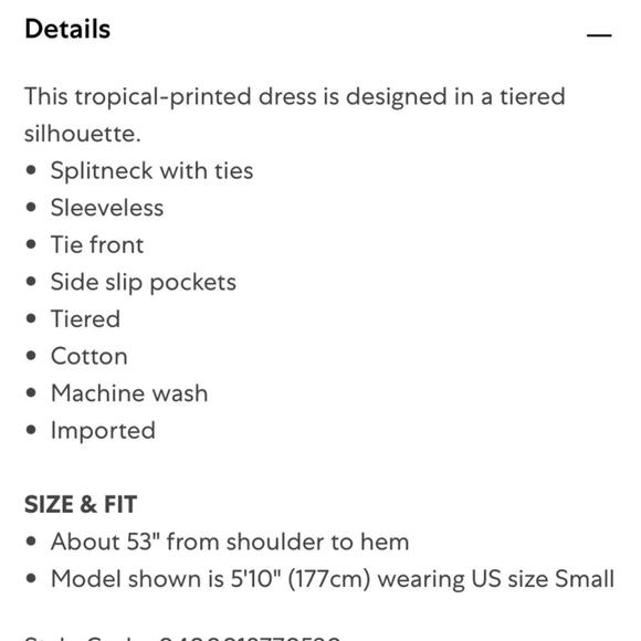 J. McLaughlin Christa Maxi Dress in Palm Park woman’s size XS NWT - Picture 11 of 11